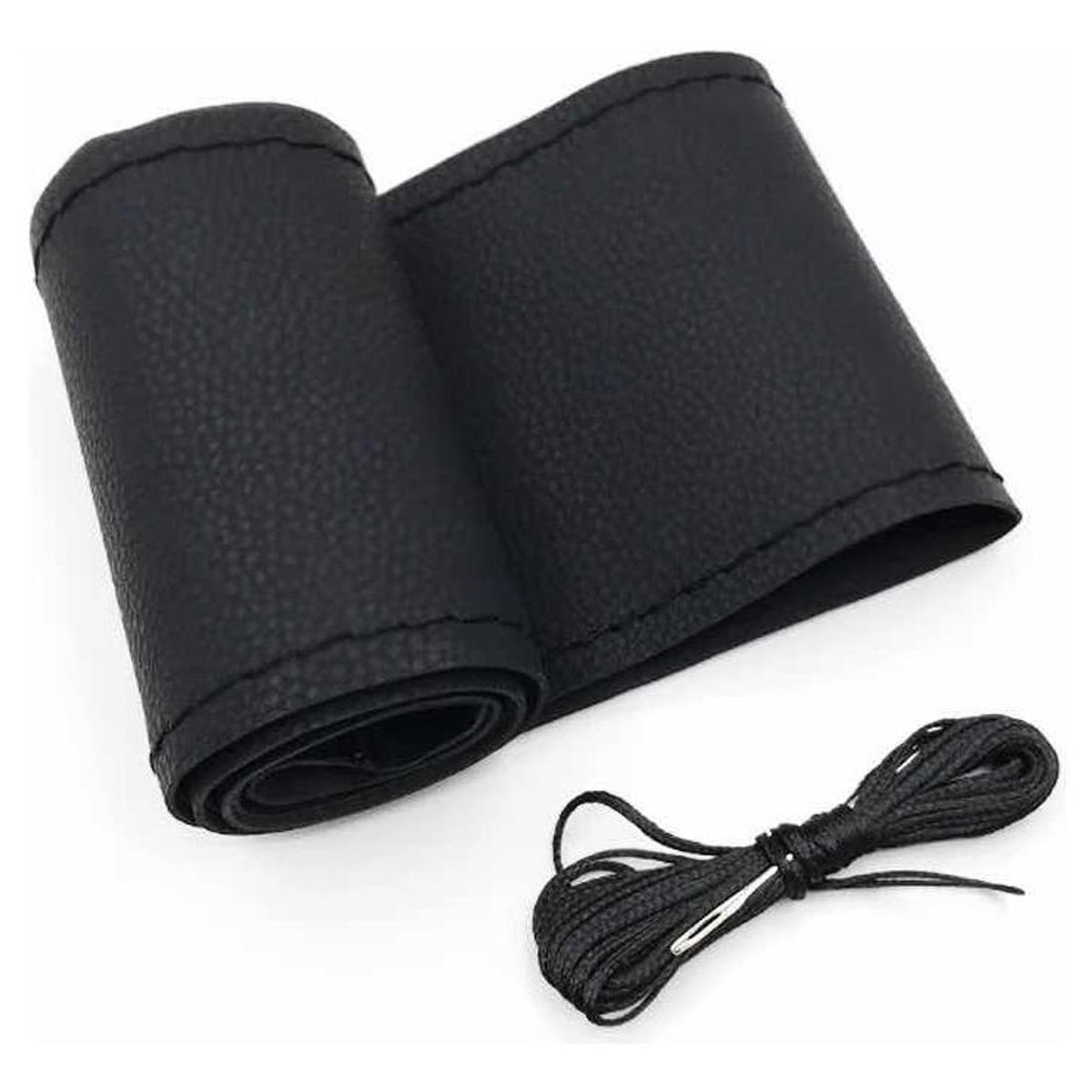 GENERICO - Funda de Volante Universal de Eco Cuero Diseño Elegante