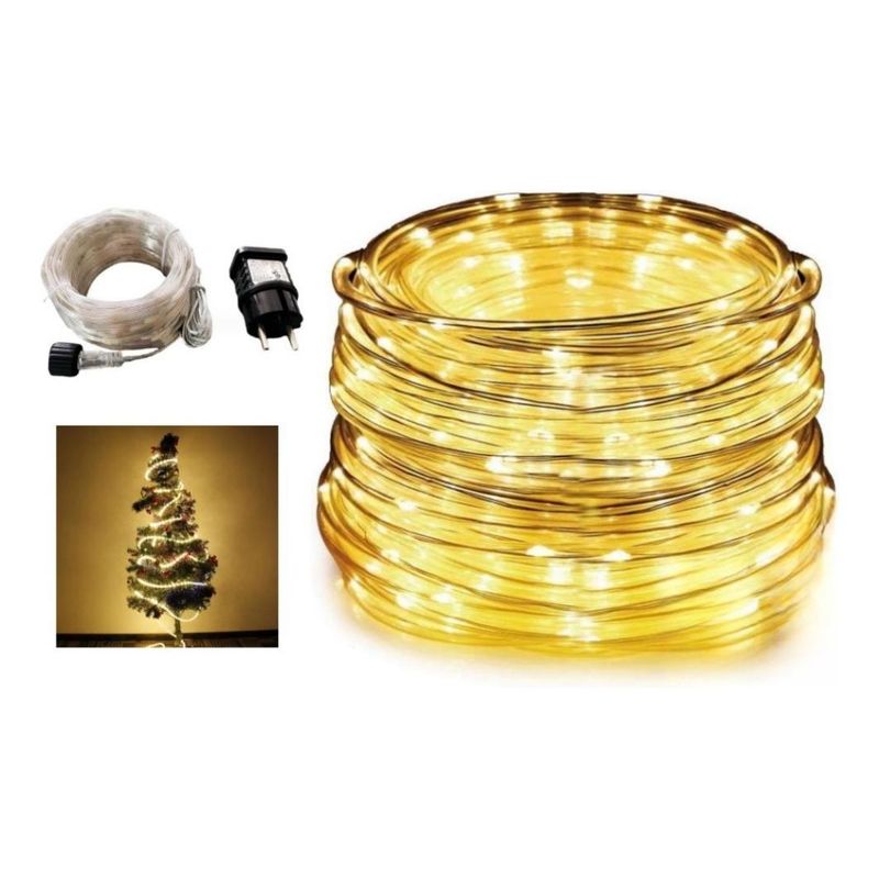 GENERICO - Guirnalda de Luces LED Cálidas de 100 Metros para Decoración