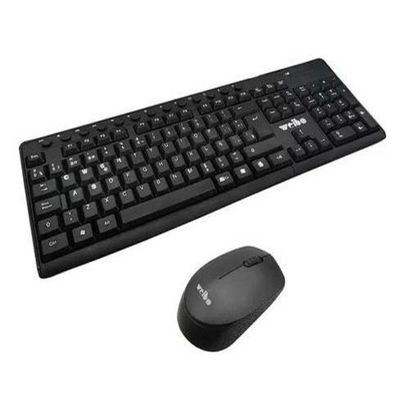 GENERICO - Teclado Numérico y Ratón Óptico Inalámbricos 24 GHz