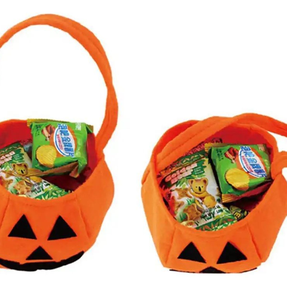 GENERICO - Bolsas Decorativas de Halloween para Dulces - 2 Unidades