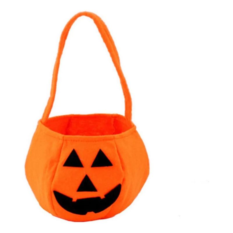 GENERICO - Bolsa Halloween Calabaza para Dulces y Cotillón