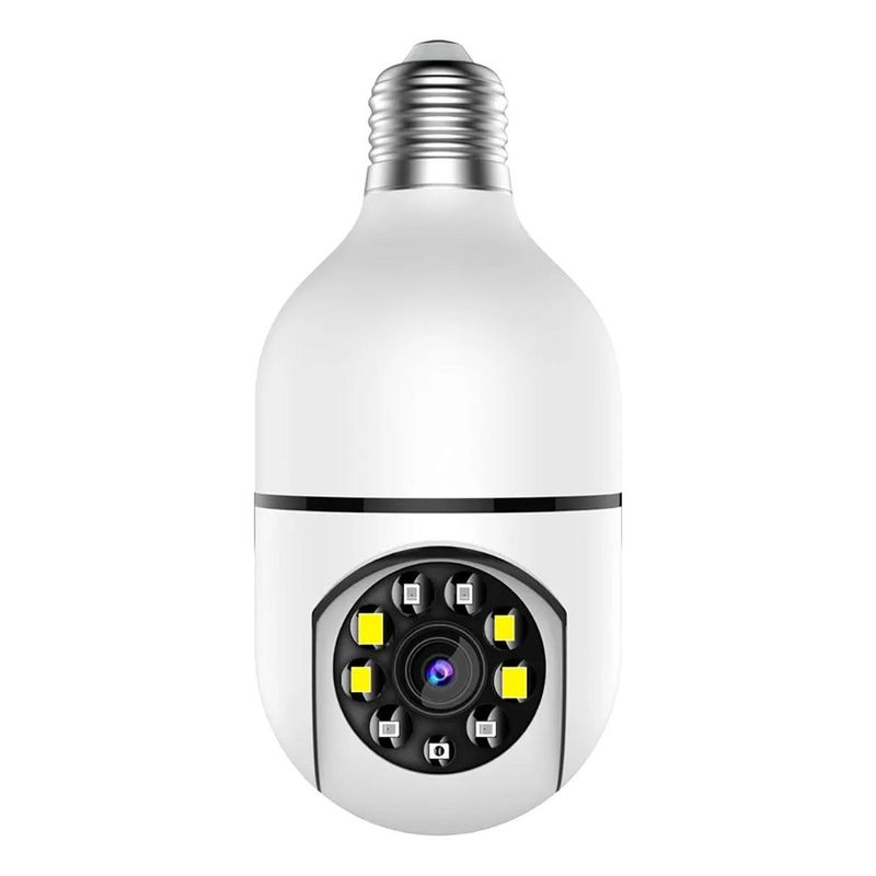 GENERICO - Ampolleta de Seguridad Wifi 360° con Visión Panorámica