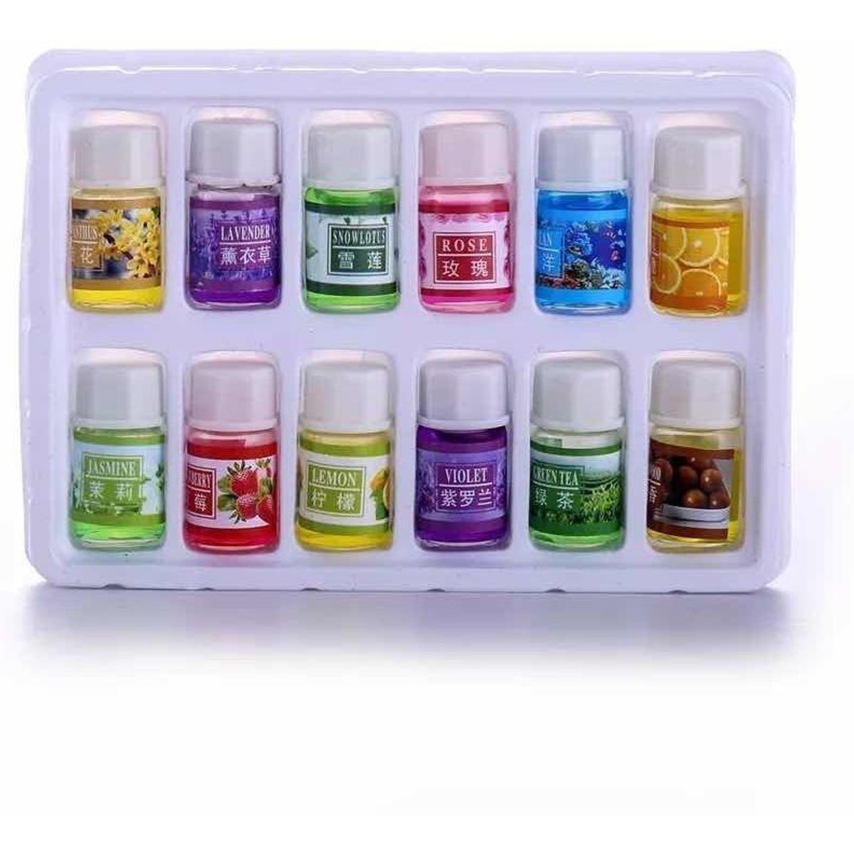 GENERICO - Set de 12 Esencias Aromáticas para Humidificadores
