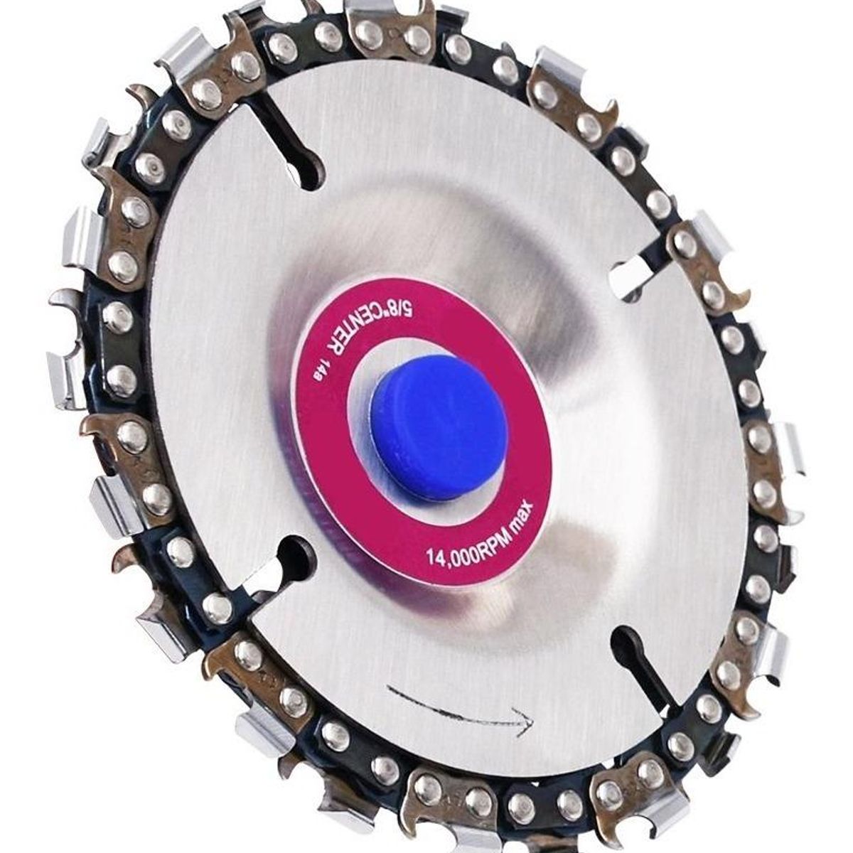 GENERICO - Disco Sierra Cadena para Esmeril Madera 22 Dientes 102 mm