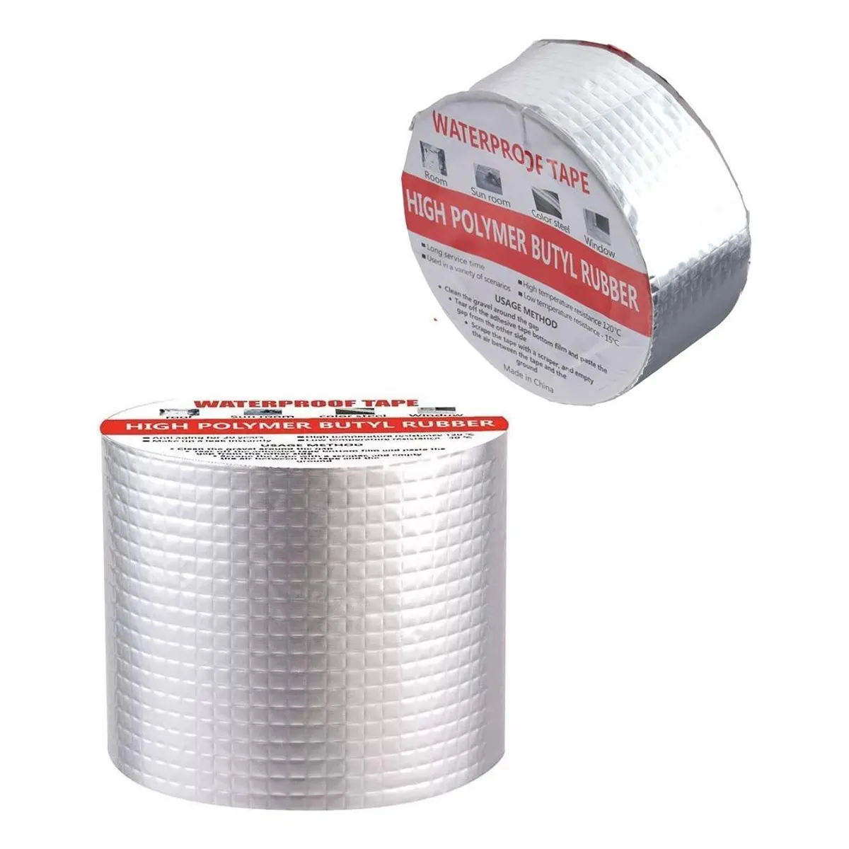 GENERICO - Cinta Sellador Butilo Impermeable 10cm x 10m para Reparación