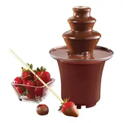 GENERICO - Fuente de Chocolate Cascada Tres Niveles para Fiestas