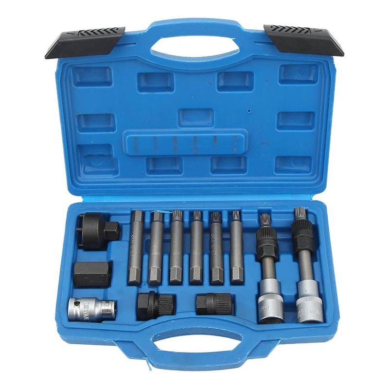 GENERICO - Kit Universal Extractor de Poleas para Alternador 13 Pzs