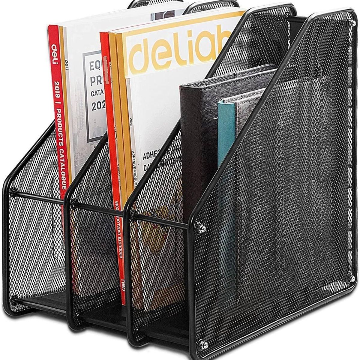 GENERICO - Organizador de Oficina Vertical con 3 Compartimentos