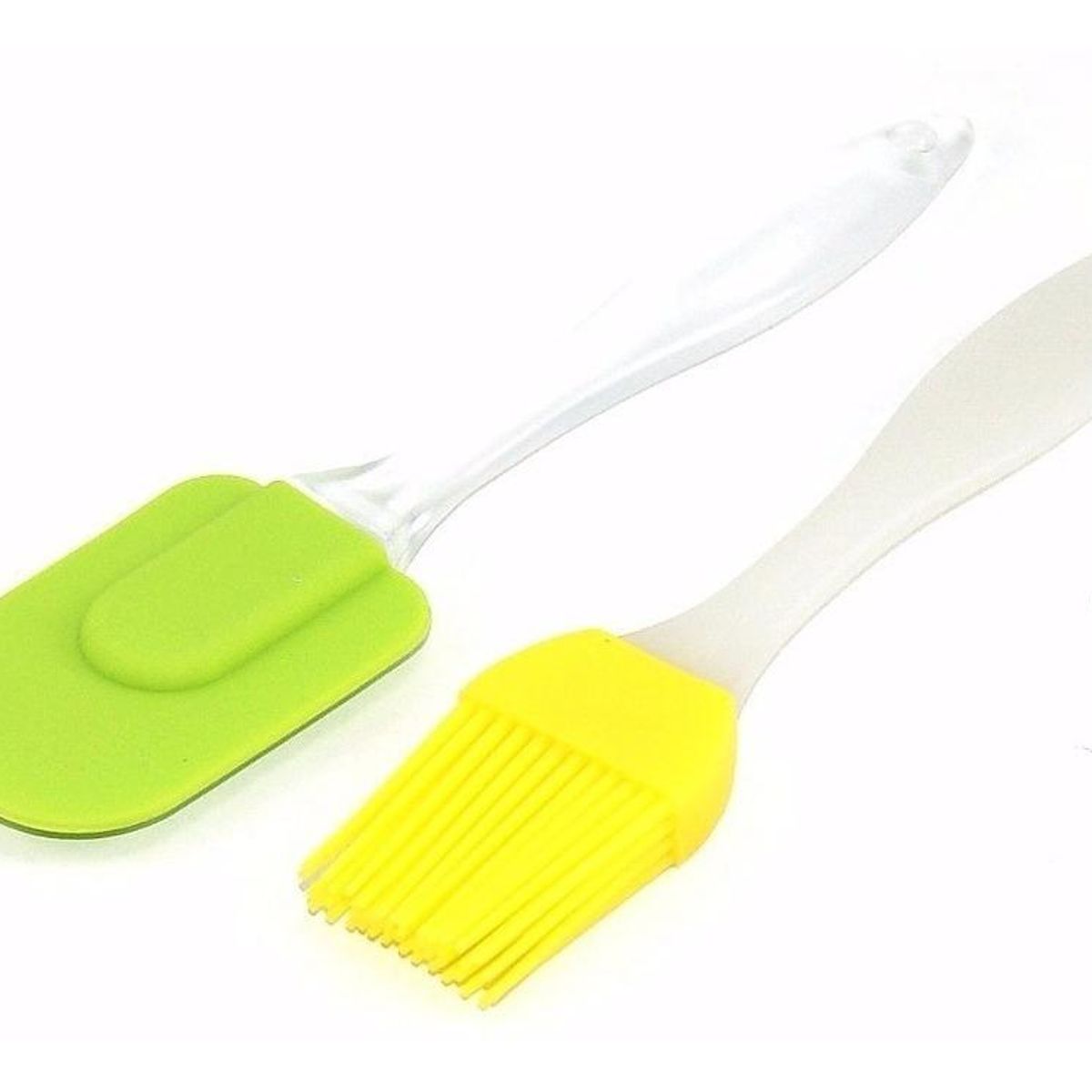 GENERICO - Juego de Espátula y Brocha de Silicona para Repostería