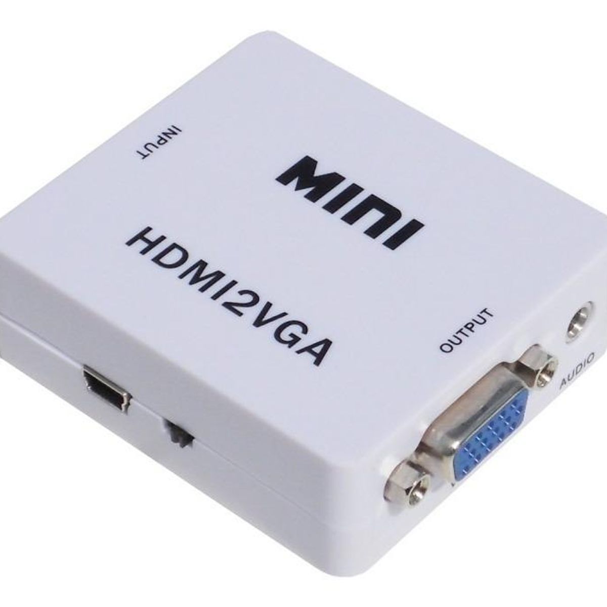 GENERICO - Conversor Adaptador HDMI a VGA Full HD 1080p con Audio