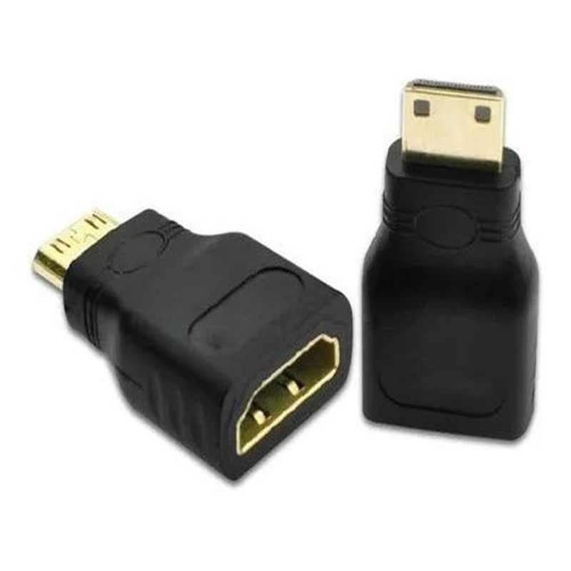 GENERICO - Adaptador Conversor HDMI Hembra a Mini HDMI Macho