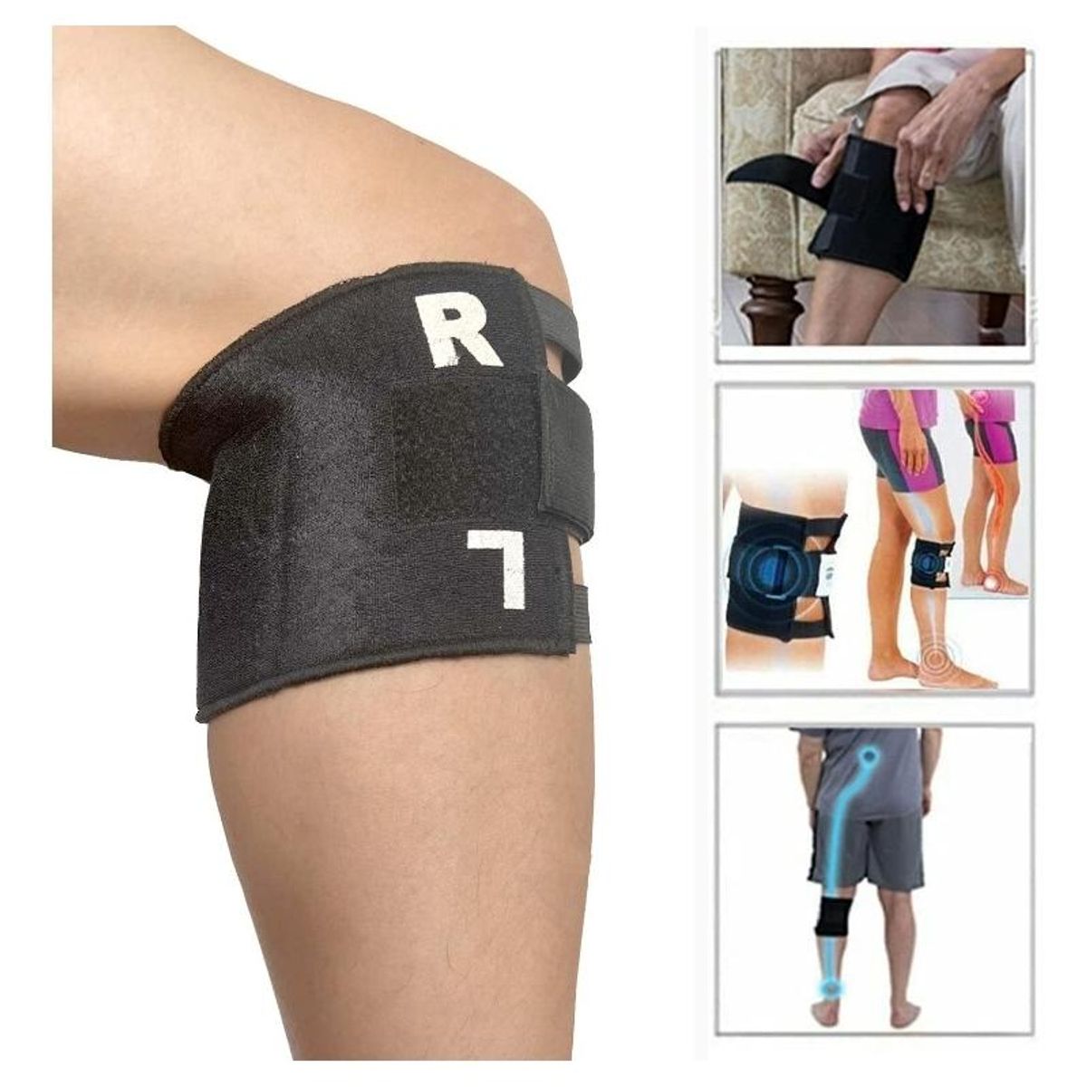 GENERICO - Rodillera Ajustable para Alivio de Dolor Ciático