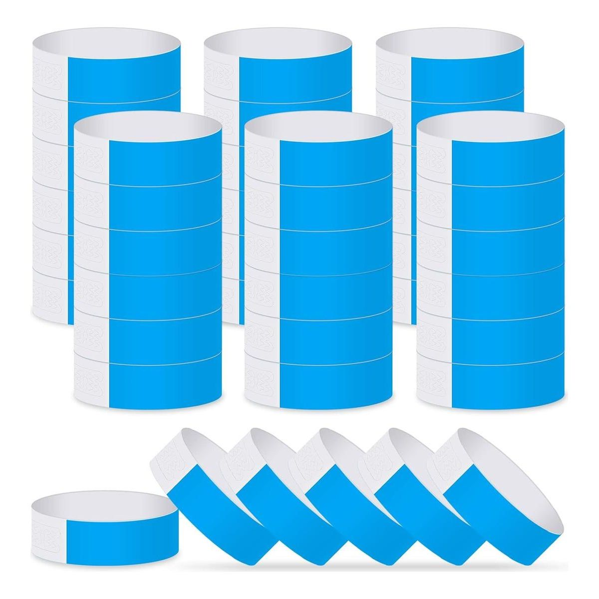 GENERICO - Pulseras de Papel Tyvek Imprimibles - 300 Unidades