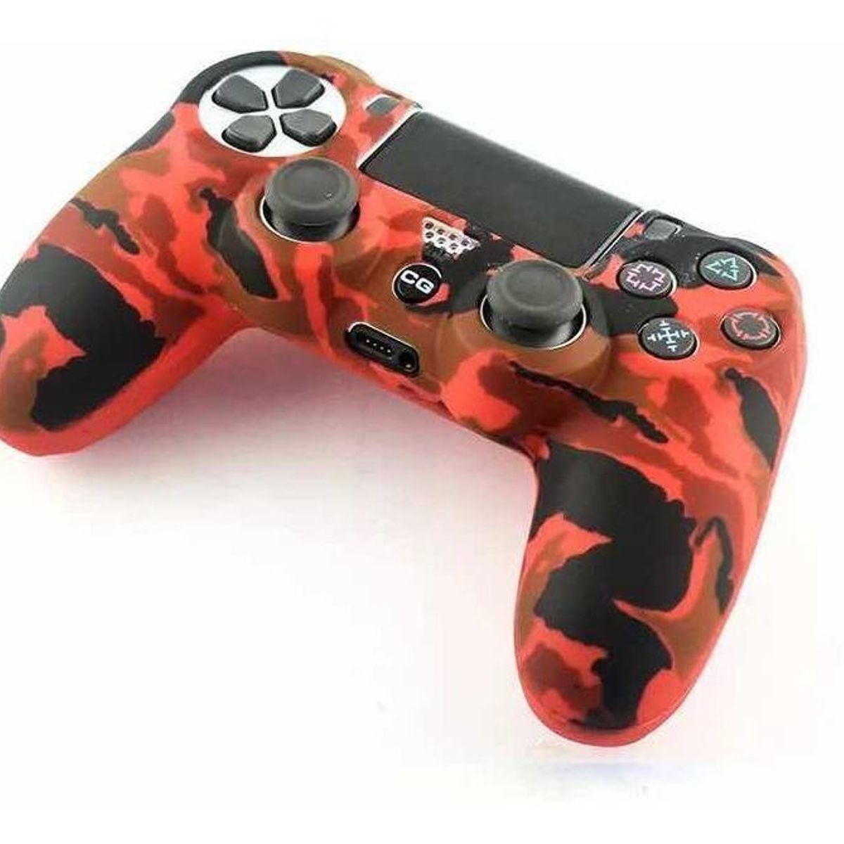 GENERICO - Funda de Silicona Antideslizante Multicolor para Controles PS4