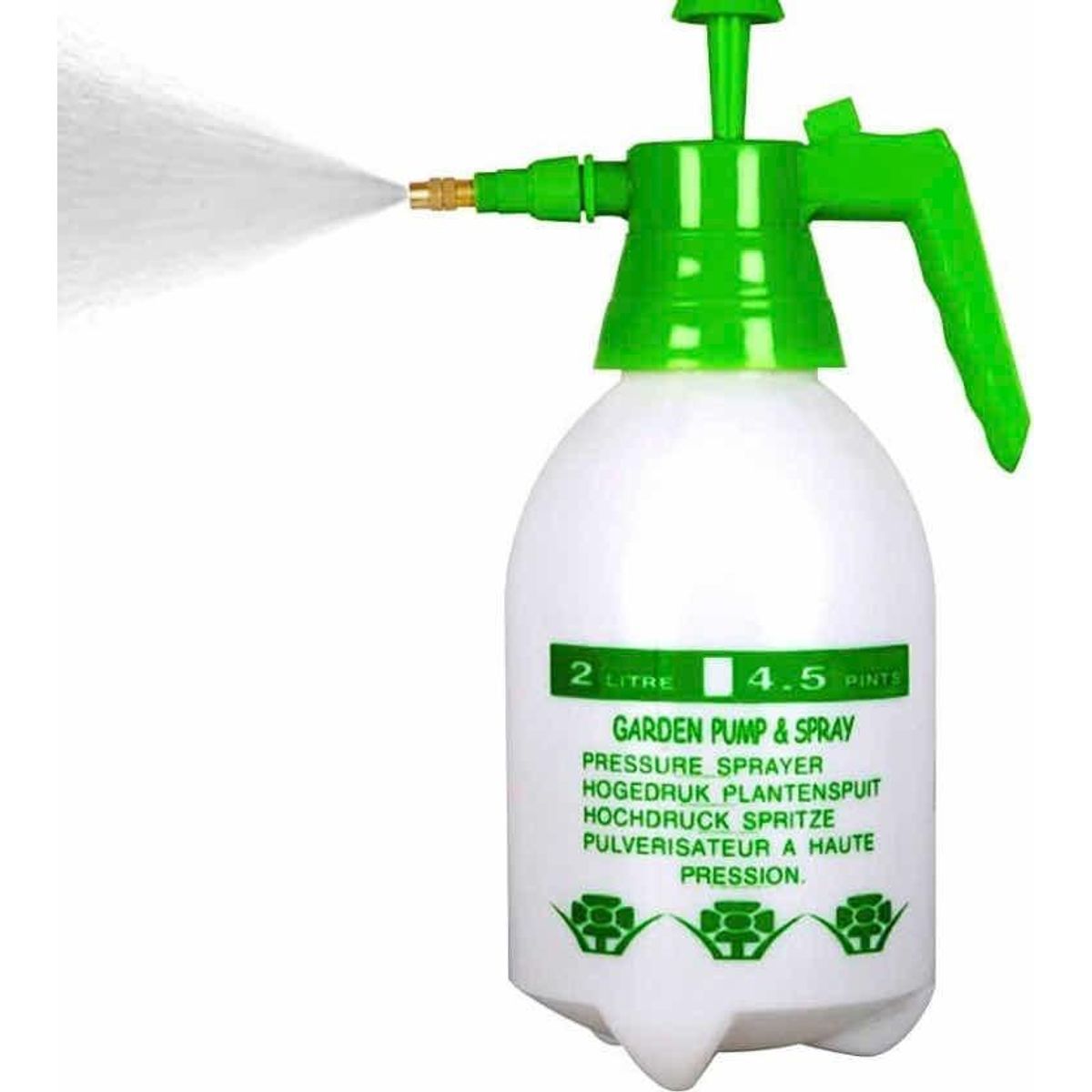 GENERICO - Fumigador Manual de 2 Litros para Jardinería