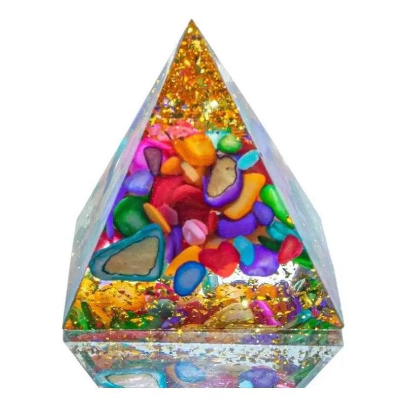 GENERICO - Pirámide de Orgón para Meditación y Decoración Chakra