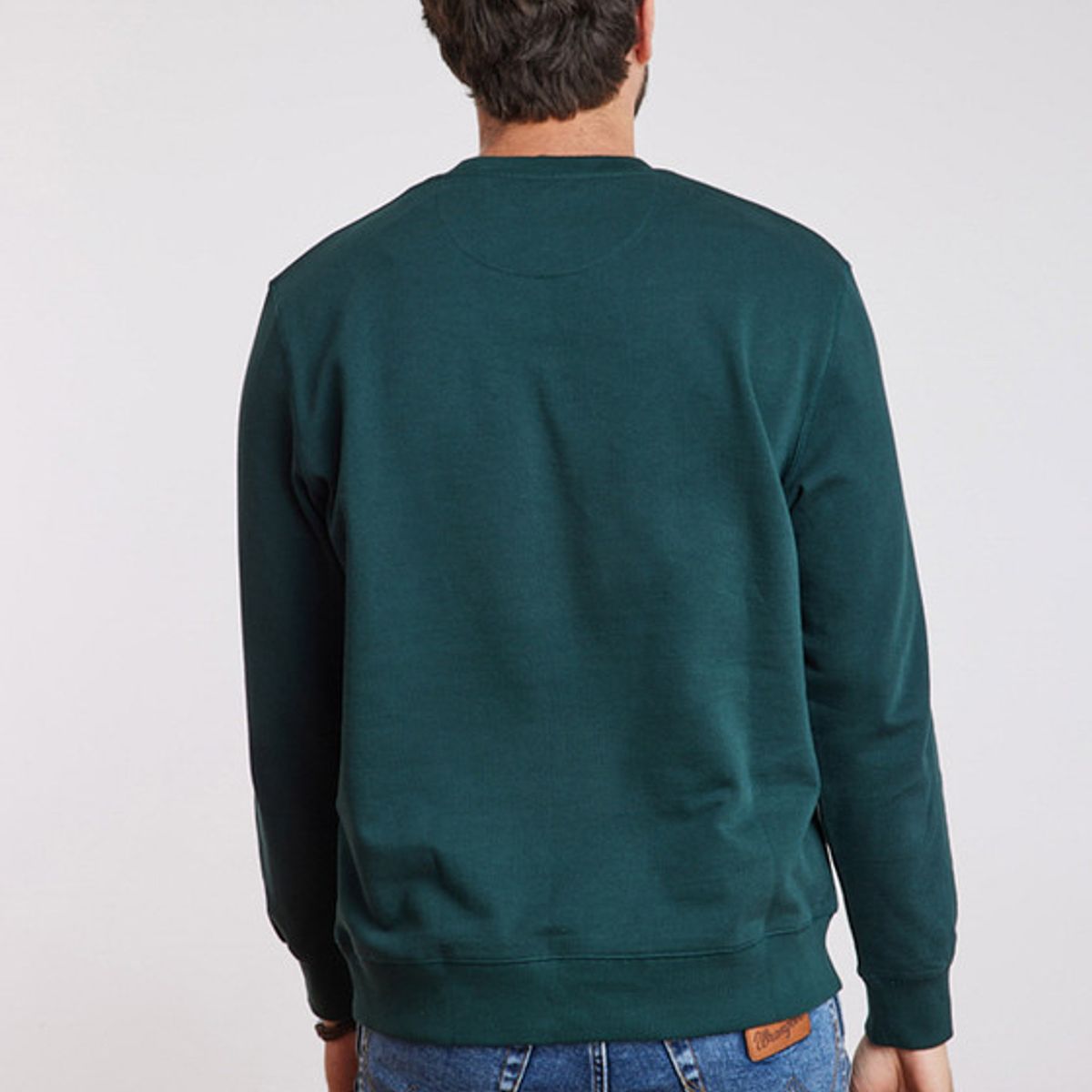 WRANGLER - Poleron Hombre Graphic Sweatshirt Scarab Green