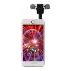 GENERICO - Micrófono Estéreo Mini de 35mm para Celular y Cámaras
