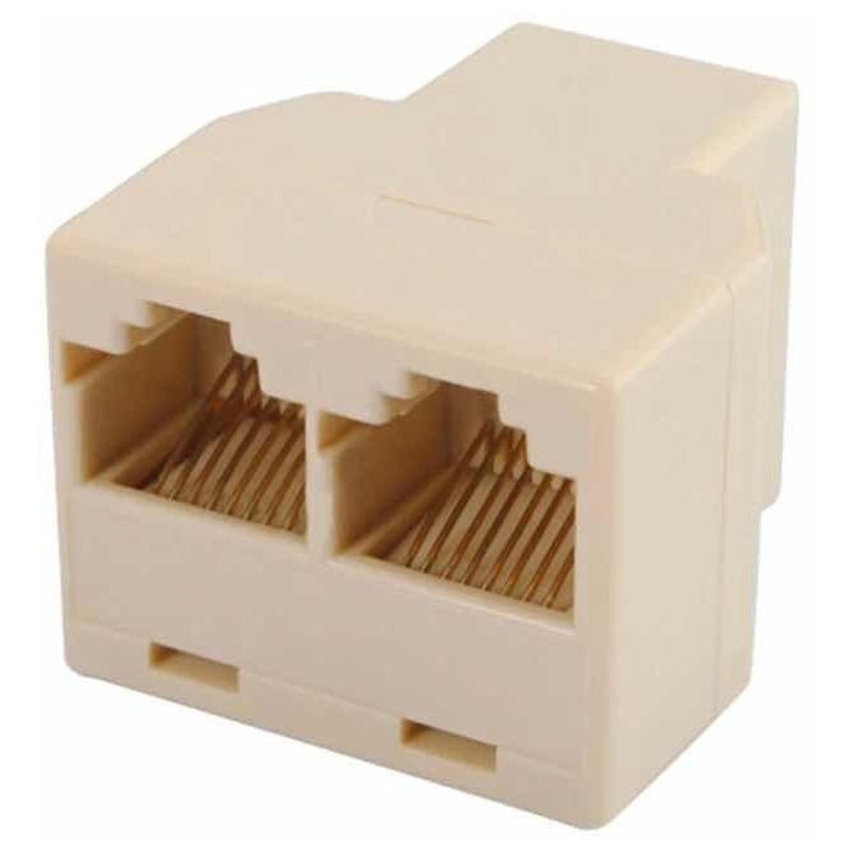 GENERICO - Adaptador Splitter RJ45 Lan 1 A 2 para Conexión de Red