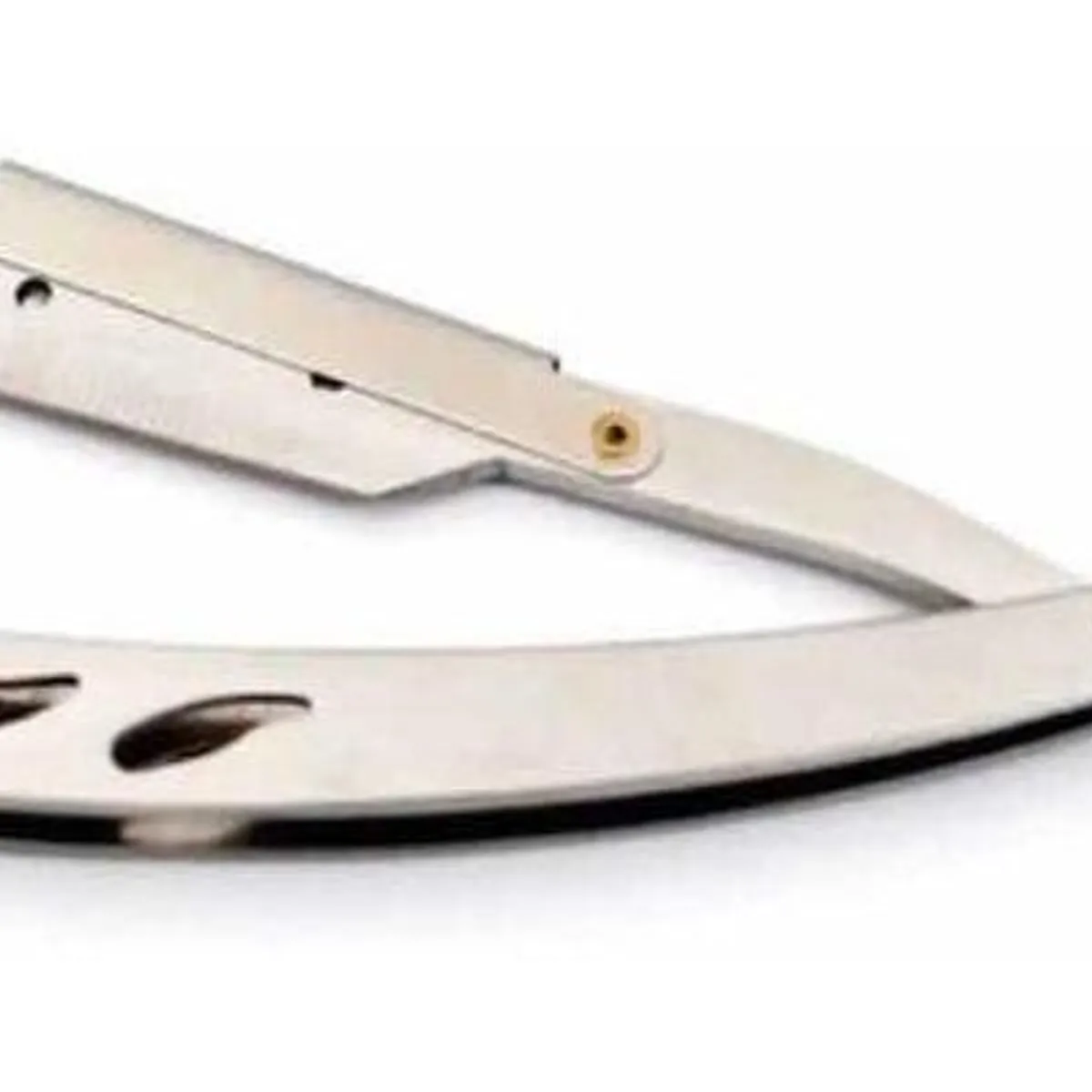 GENERICO - Navaja de Acero Inoxidable para Barberos y Peluqueros