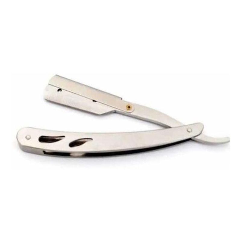 GENERICO - Navaja de Acero Inoxidable para Barberos y Peluqueros