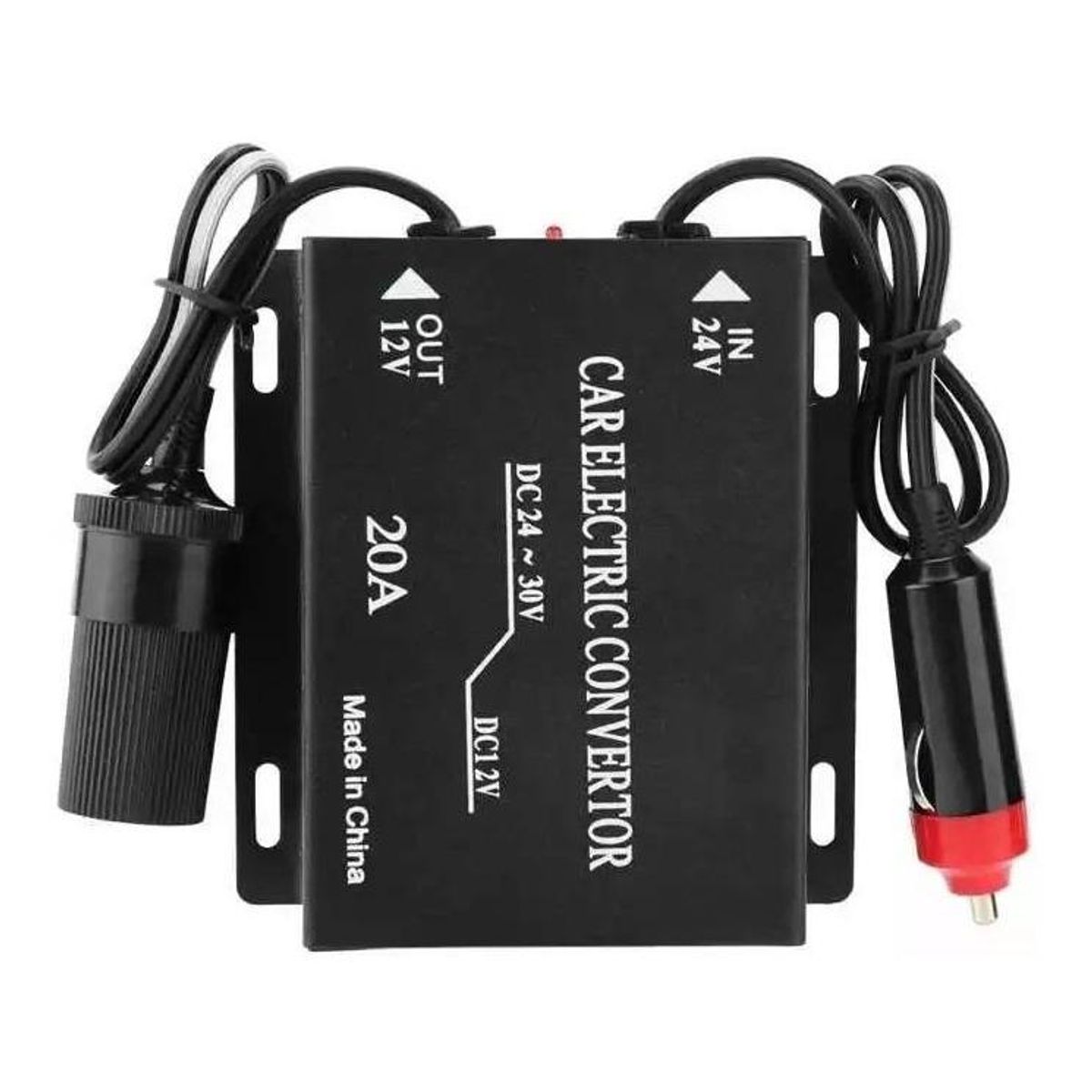 GENERICO - Convertidor DC-DC 24V a 12V 20A Módulo Compacto Resistente