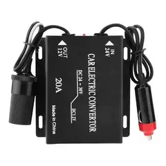 GENERICO - Convertidor DC-DC 24V a 12V 20A Módulo Compacto Resistente