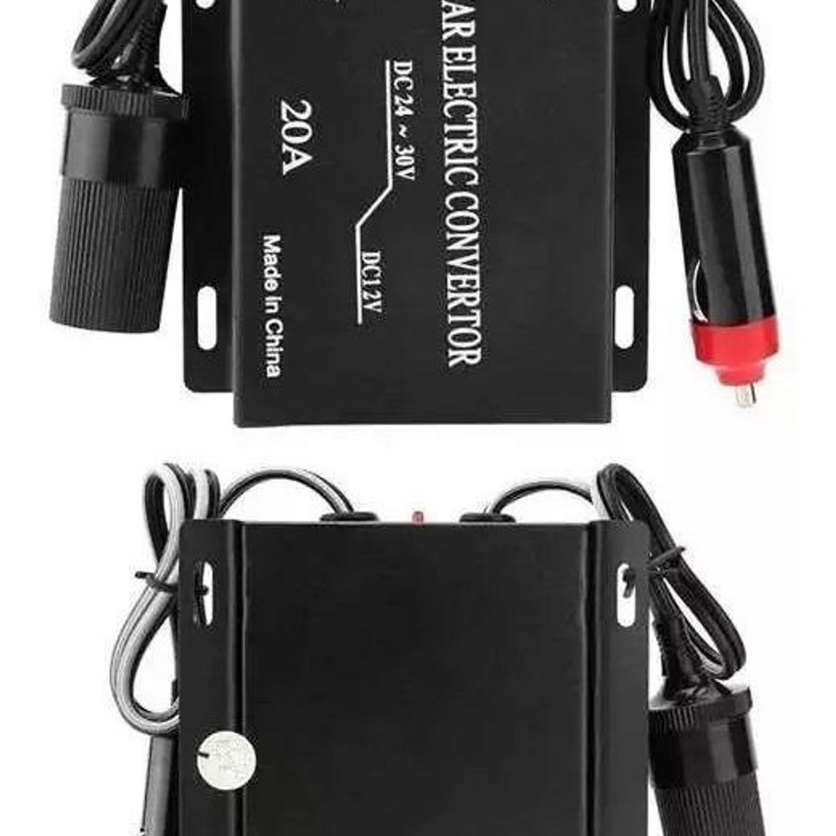 GENERICO - Convertidor DC-DC 24V a 12V 20A Módulo Compacto Resistente