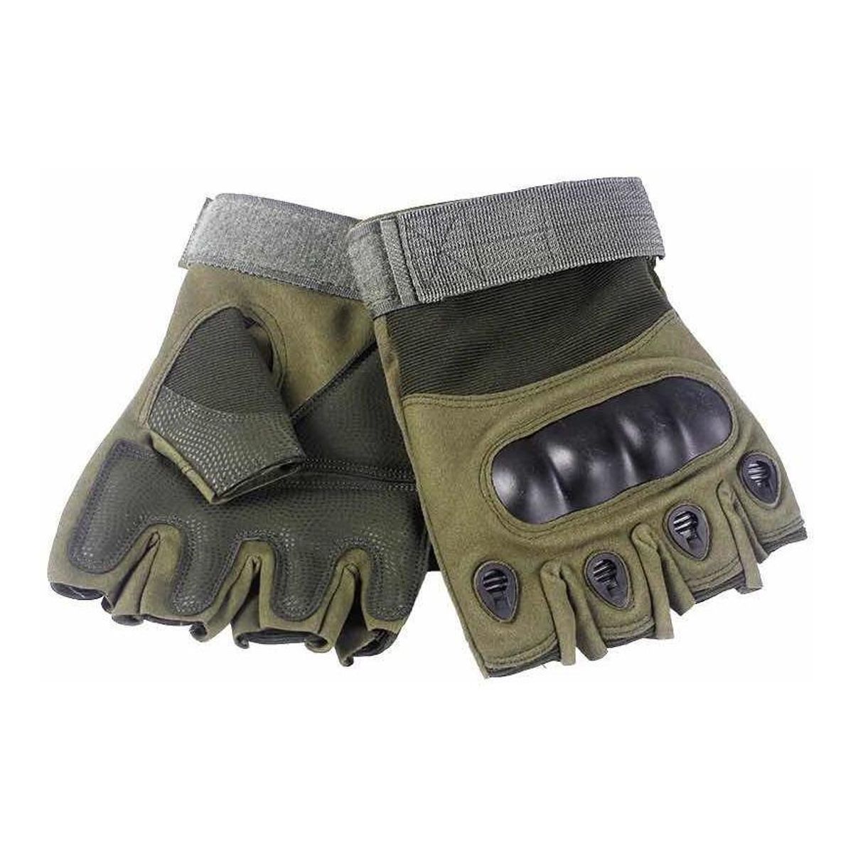 GENERICO - Guantes Tácticos para Paintball y Airsoft Medio Dedo.