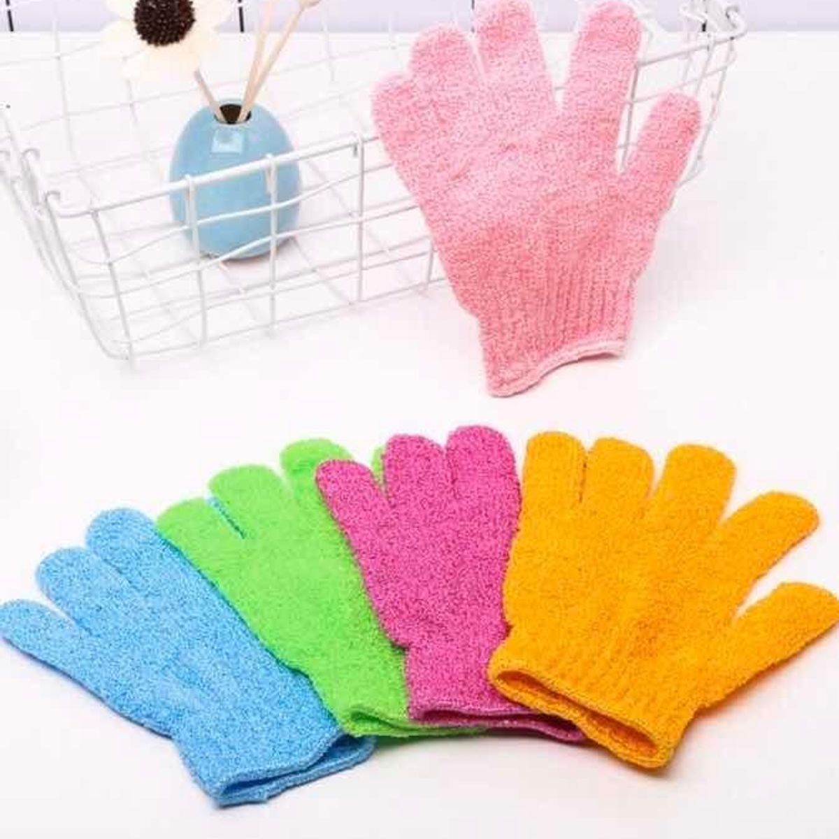 GENERICO - Guantes Exfoliantes para Ducha - Pack de 2 Unidades