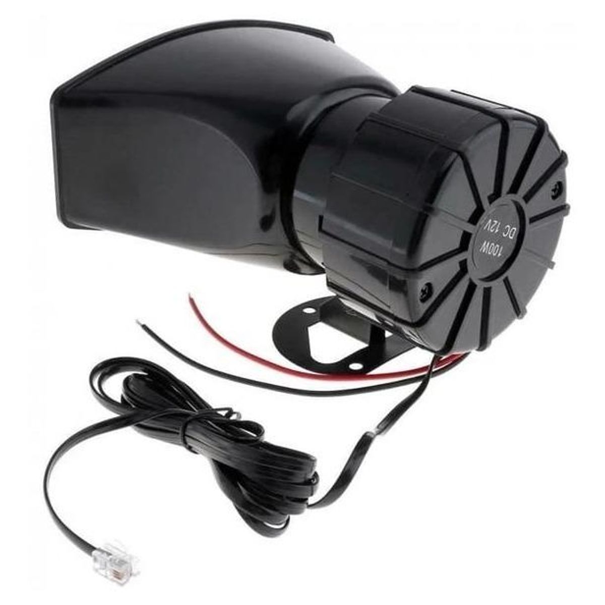 GENERICO - Megáfono de Emergencia con Micrófono y 7 Sonidos 100W