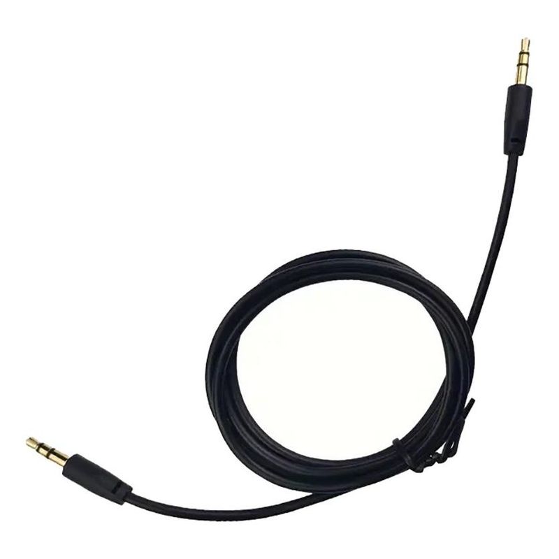 GENERICO - Cable de Audio Jack 63mm a 35mm de 15 Metros Negro