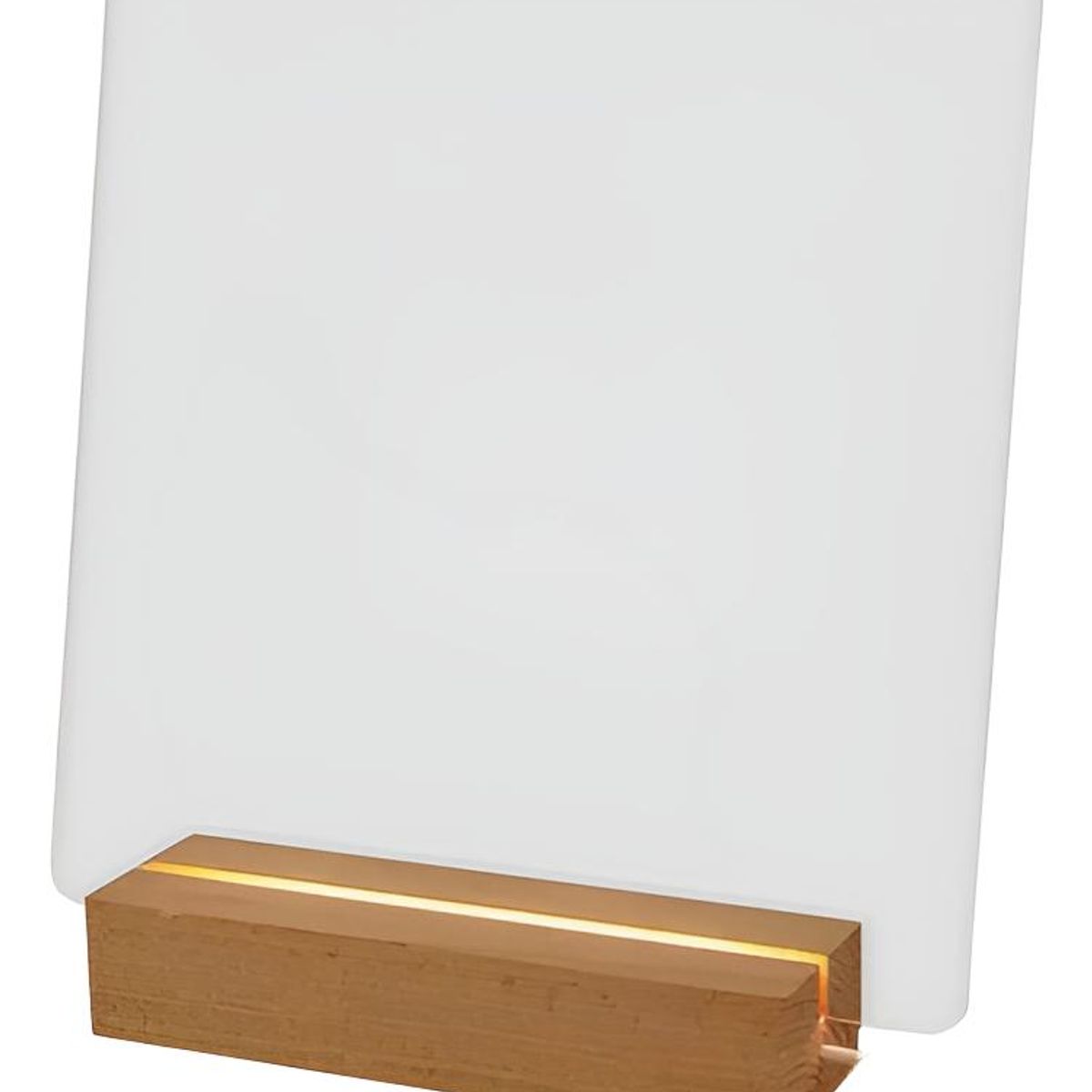 GENERICO - Pizarra Acrílica LED con Soporte y Plumones de Borrado en Seco