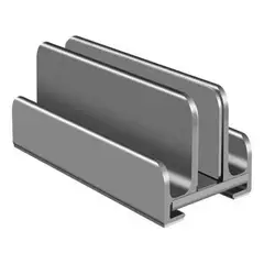 GENERICO - Soporte Vertical Ajustable para Laptop y Smartphone