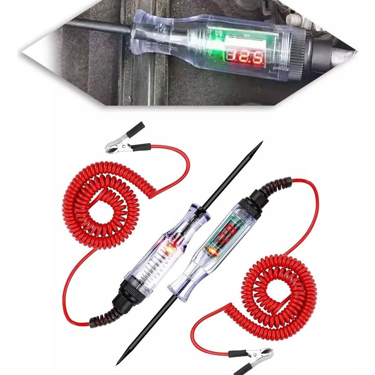 GENERICO - Probador Digital de Corriente para Automóviles 6-24V