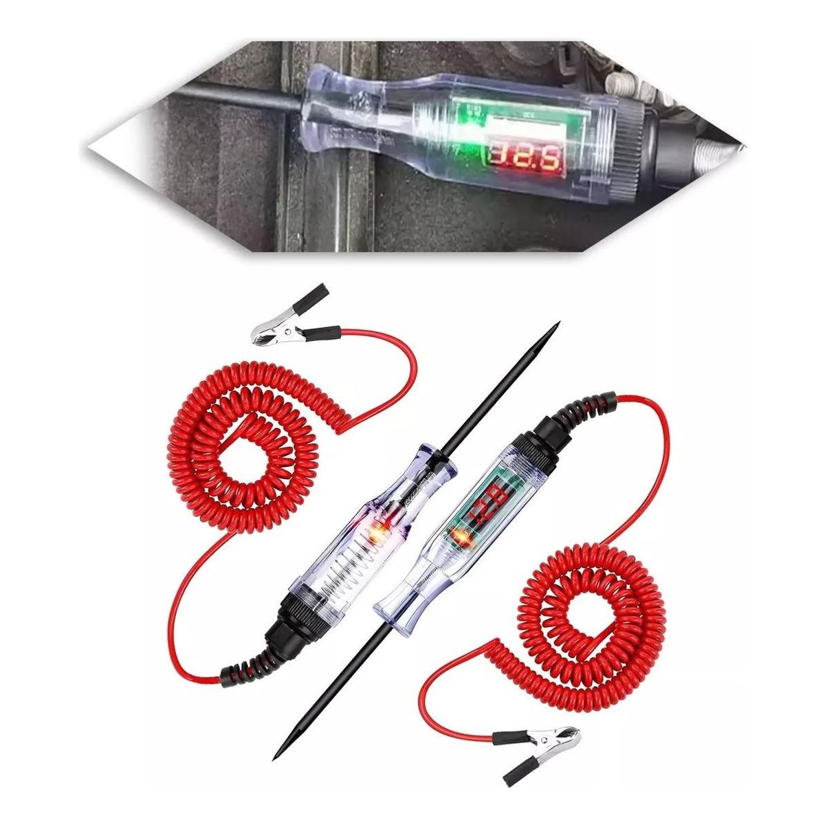 GENERICO - Probador Digital de Corriente para Automóviles 6-24V