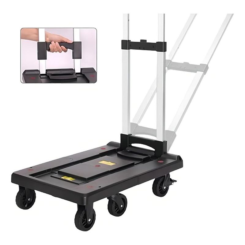 GENERICO - Carro de Carga Plegable Plataforma con Ruedas 300 kg