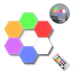 GENERICO - Luz Gamer Hexagonal Control App - Iluminación Modular DIY