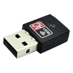 GENERICO - Receptor Wifi USB 20 Adaptador Inalámbrico 600 Mbps