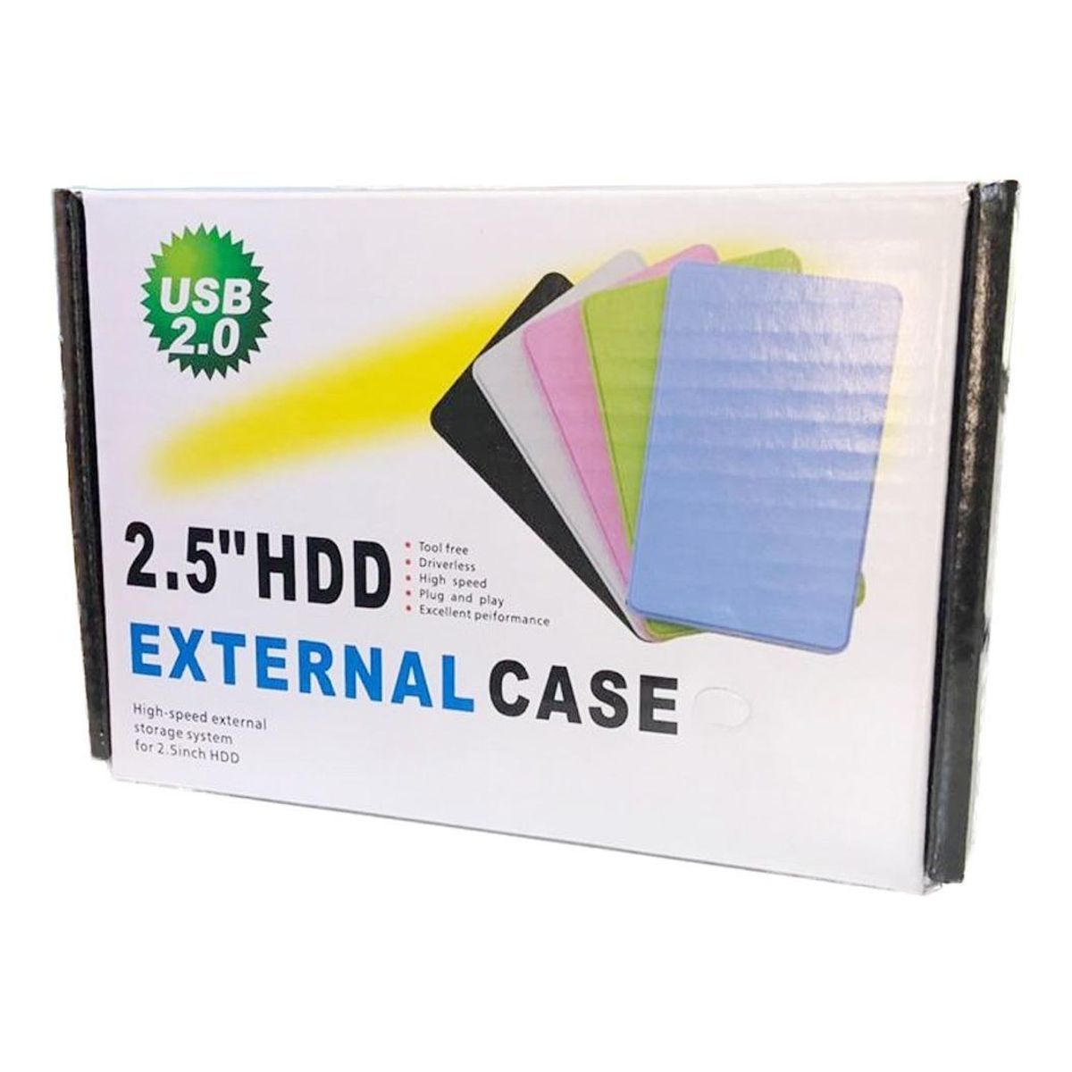 GENERICO - Funda Externa para Disco Duro SATA 25 USB HDD Notebook