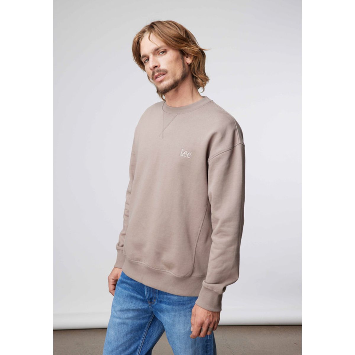 LEE - Poleron Hombre  Plain Crew Sws  Lee Iron