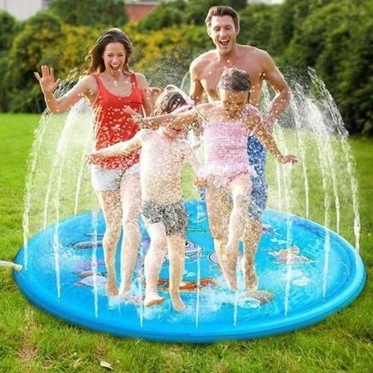 GENERICO - Alfombra de Agua para Niño con Pulverizador - Fácil Almacenamiento