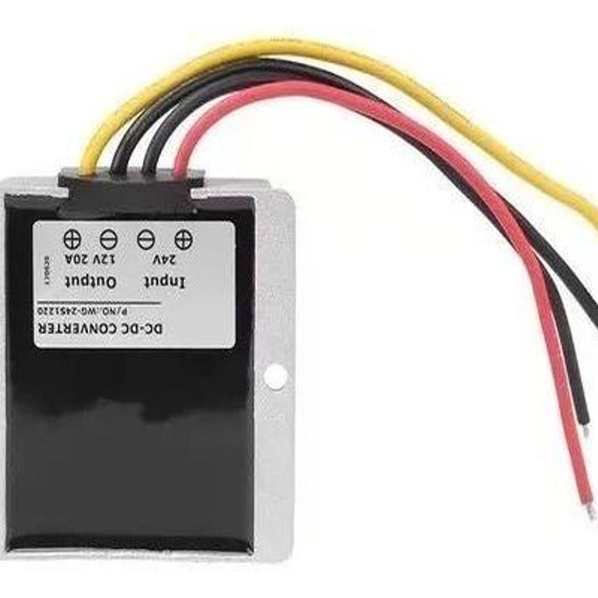 GENERICO - Convertidor DC-DC de 24V a 12V 20A Resistente al Agua