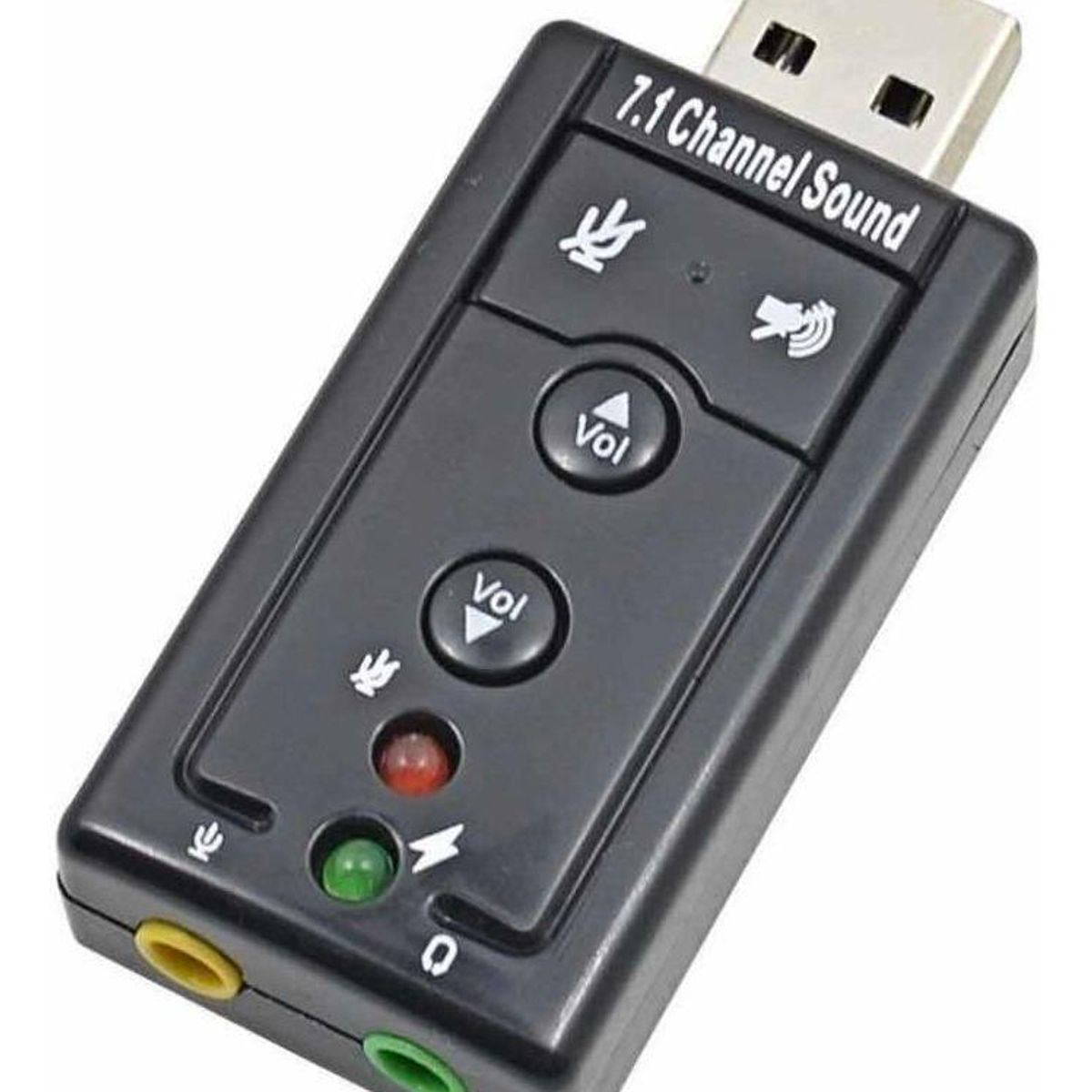 GENERICO - Adaptador de Sonido USB 3D 71 para Audio de Alta Calidad