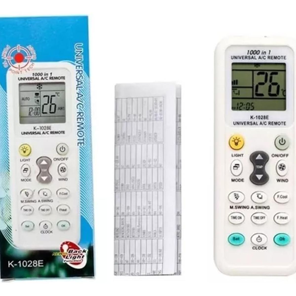 GENERICO - Control Remoto Universal para Aire Acondicionado K 1028E