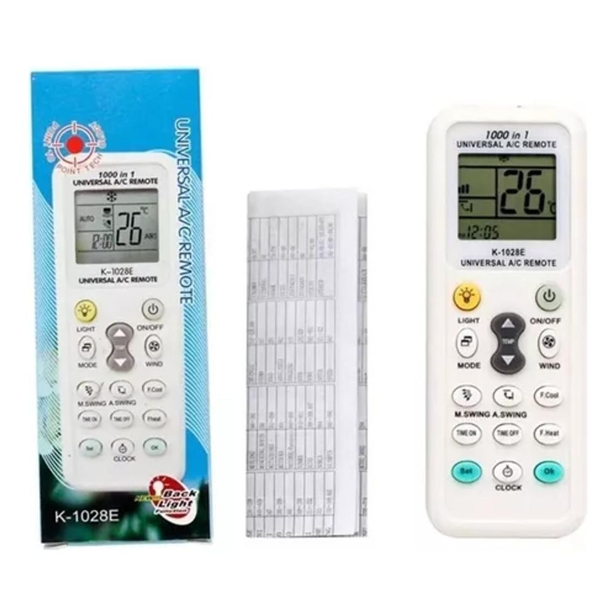 GENERICO - Control Remoto Universal para Aire Acondicionado K 1028E