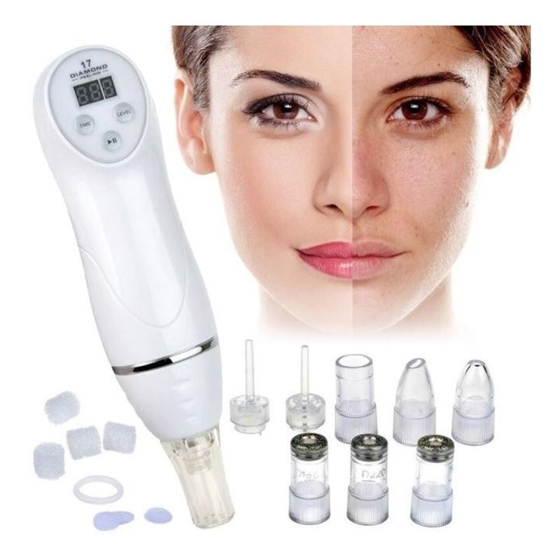 GENERICO - Máquina de Limpieza Facial Microdermoabrasión con Cabezales