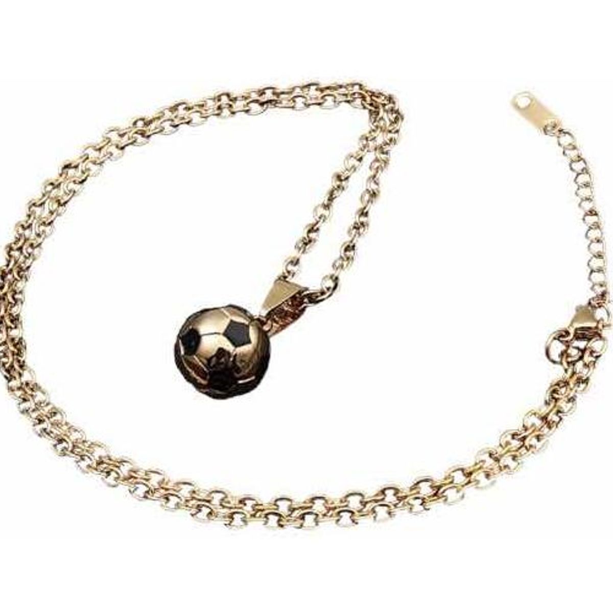 GENERICO - Collar de Cadena con Diseño de Pelota de Fútbol para Todos