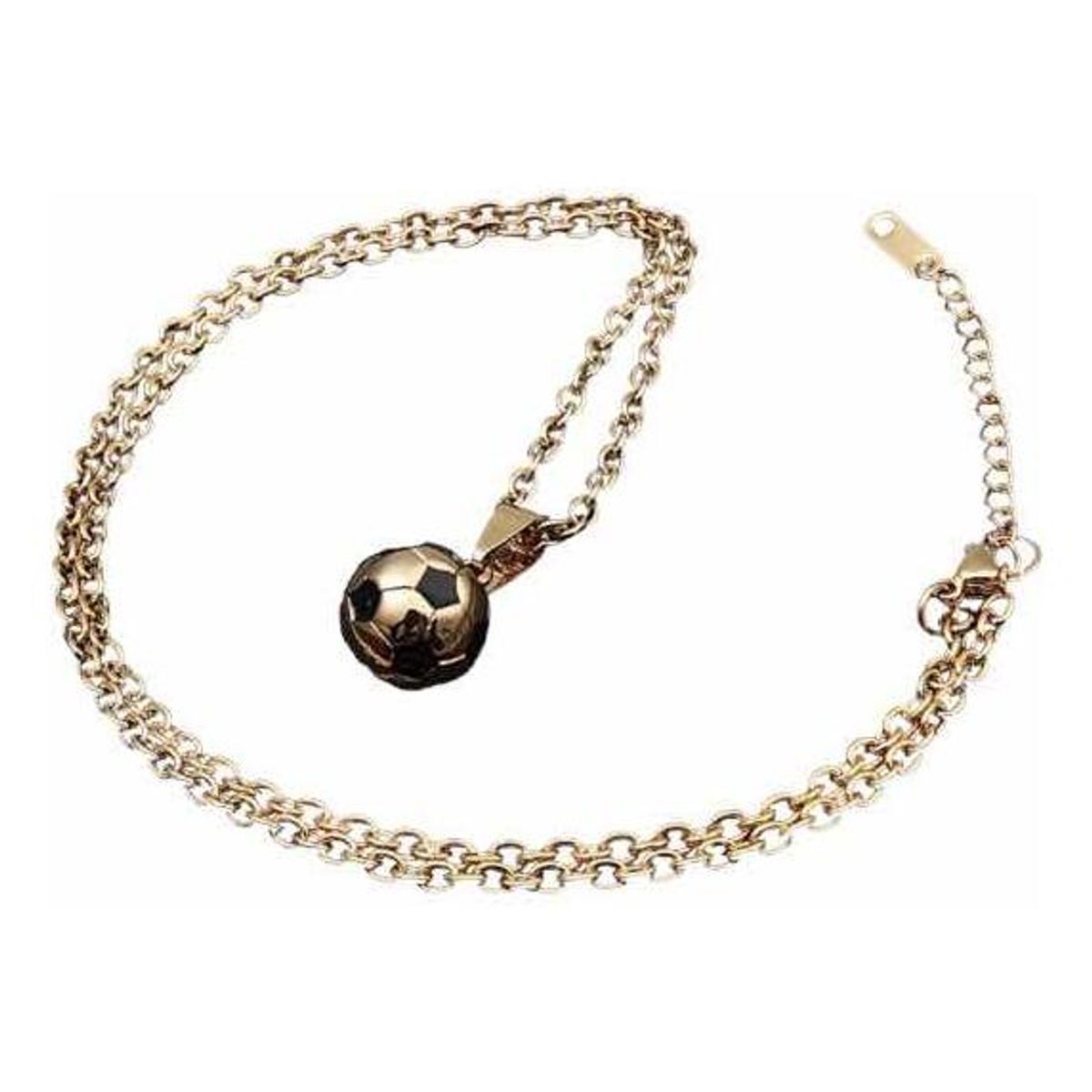 GENERICO - Collar de Cadena con Diseño de Pelota de Fútbol para Todos