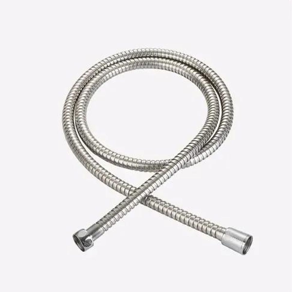 GENERICO - Tubo Manguera Flexible para Ducha 2 Metros Acero Inoxidable